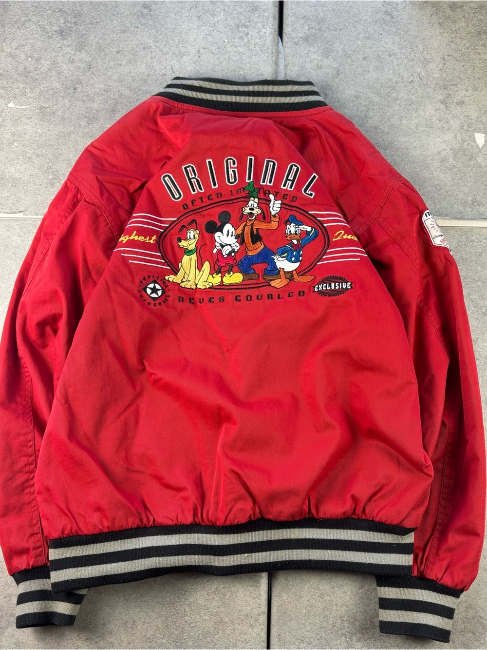 Vintage Disney Store Catalog Classic Mickey Mouse Since 1928 Varsity Jacket S